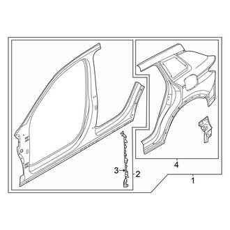 Audi OE - Pillars, Rocker & Floor - Uniside (Premium / Premium Plus / Prestige)