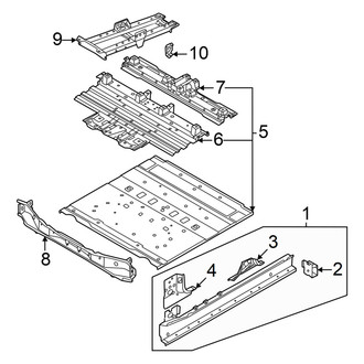 Audi OE - Pillars, Rocker & Floor - Floor