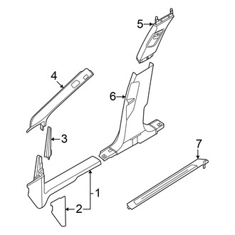 Audi OE - Pillars, Rocker & Floor - Interior Trim