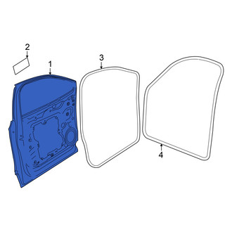 Audi OE - Front Left Door Shell