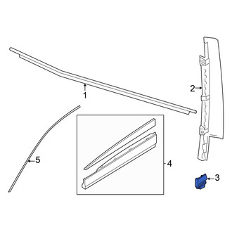Audi OE - Left Door Applique Seal