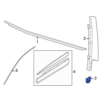 Audi OE - Right Door Applique Seal