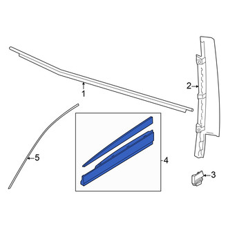 Audi OE - Front Left Door Molding