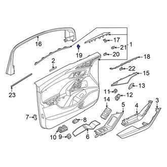 Audi OE - Rear Upper Courtesy Light