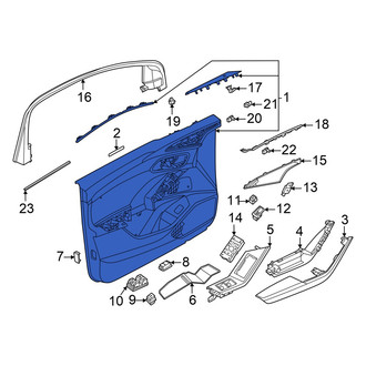 Audi OE - Front Left Inner Door Interior Trim Panel
