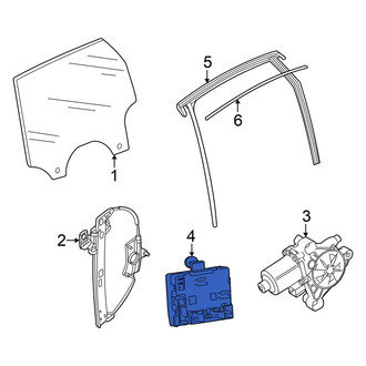 Audi OE - Rear Left Door Control Module