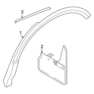 Audi OE - Quarter Panel - Exterior Trim (Premium / Premium Plus / Prestige)