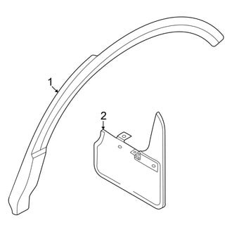 Audi OE - Quarter Panel - Exterior Trim (Premium / Premium Plus / Prestige)