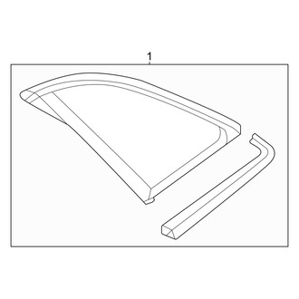 Audi OE - Quarter Panel - Glass (Premium / Premium Plus / Prestige)