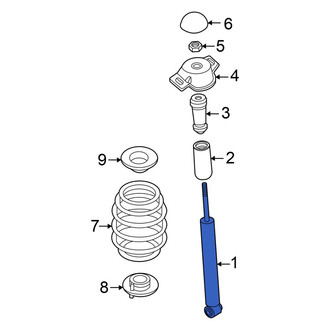 Audi OE - Rear Suspension Shock Absorber