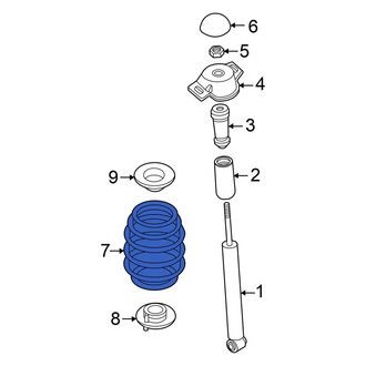 Audi OE - Rear Coil Spring