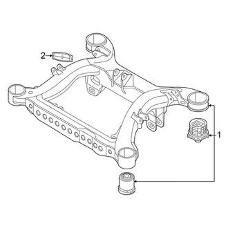 Audi OE - Rear Suspension - Suspension Mounting
