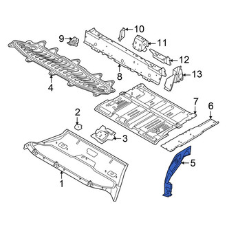 Audi OE - Rear Left Floor Pan Reinforcement