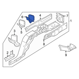 Audi OE - Left Frame Side Member Brace