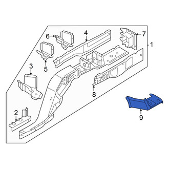 Audi OE - Rear Left Outer Floor Extension