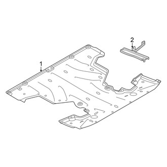 Audi OE - Rear Body & Floor - Under Cover & Splash Shields