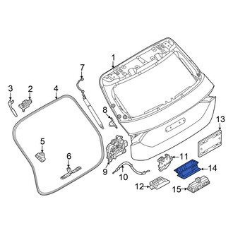 Audi OE - Rear Liftgate Pull Handle