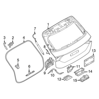 Audi OE - Lift Gate - Gate & Hardware (Premium / Premium Plus / Prestige)