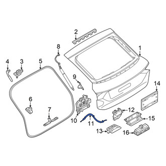 Audi OE - Rear Liftgate Latch Control Rod