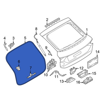 Audi OE - Rear Hatch Seal