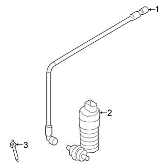Audi OE - Tail Gate - Rear Washer Components (Premium / Premium Plus / Prestige)