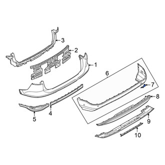 Audi OE - Rear Tow Eye Cap
