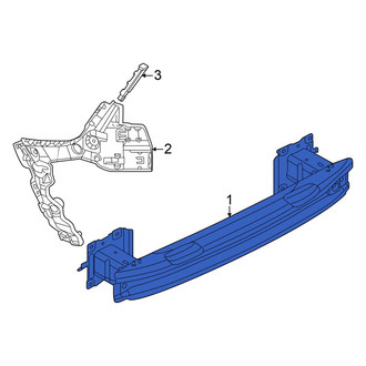 Audi OE - Rear Bumper Impact Bar