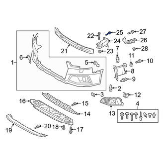 Audi OE - Frame Rail End Bolt