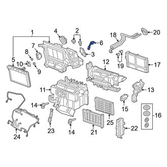 Audi OE - A/C Evaporator Temperature Sensor