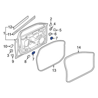 Audi OE - Door Shell Grommet