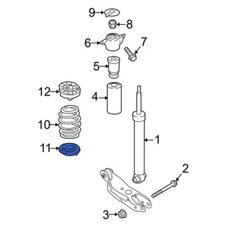 Audi OE - Lower Coil Spring Insulator