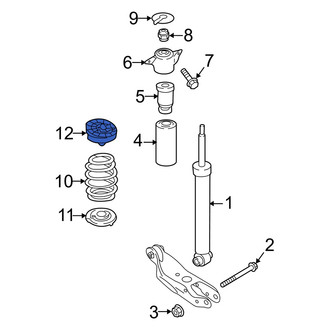 Audi OE - Rear Upper Coil Spring Retainer