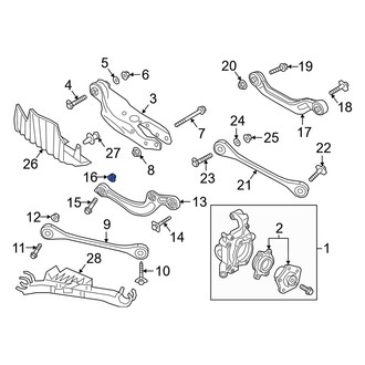 Audi OE - Suspension Control Arm Nut