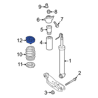 Audi OE - Rear Upper Coil Spring Insulator