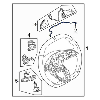 Audi OE - Steering Wheel Wiring Harness