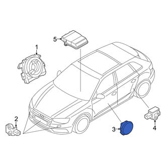 Audi OE - Center Air Bag Impact Sensor