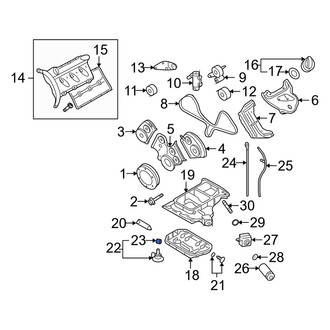 Audi OE - Engine Oil Level Sensor O-Ring