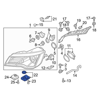 Audi OE - Front High Intensity Discharge (HID) Lighting Ballast