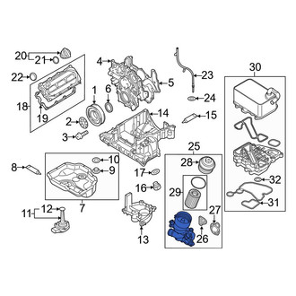Audi OE - Engine Oil Filter Housing
