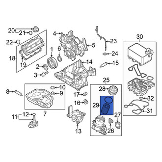 Audi OE - Engine Oil Filter Element