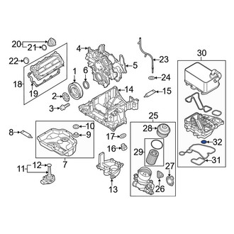 Audi OE - Engine Oil Cooler Gasket