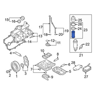 Audi OE - Engine Oil Filter Element