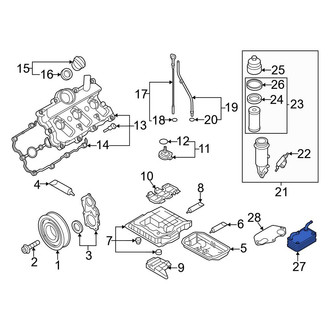 Audi OE - Engine Oil Cooler
