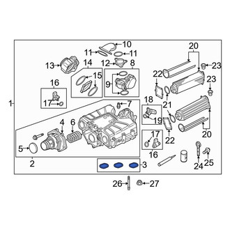 Audi OE - Supercharger Gasket