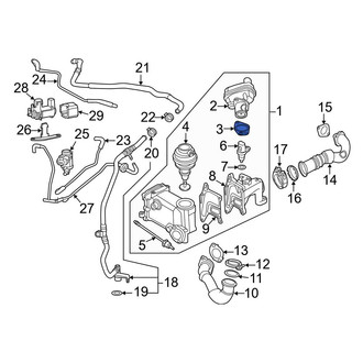Audi OE - Exhaust Gas Recirculation (EGR) Valve Gasket