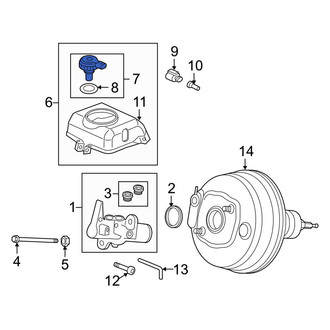 Audi OE - Brake Master Cylinder Reservoir Cap