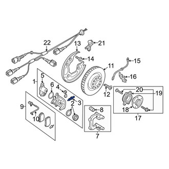 Audi OE - Rear Brake Bleeder Screw