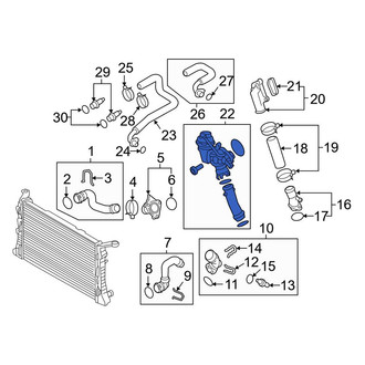 Audi OE - HVAC Heater Control Valve Solenoid