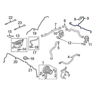 Audi OE - Vacuum Hose