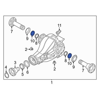 Audi OE - Rear Drive Axle Shaft Seal